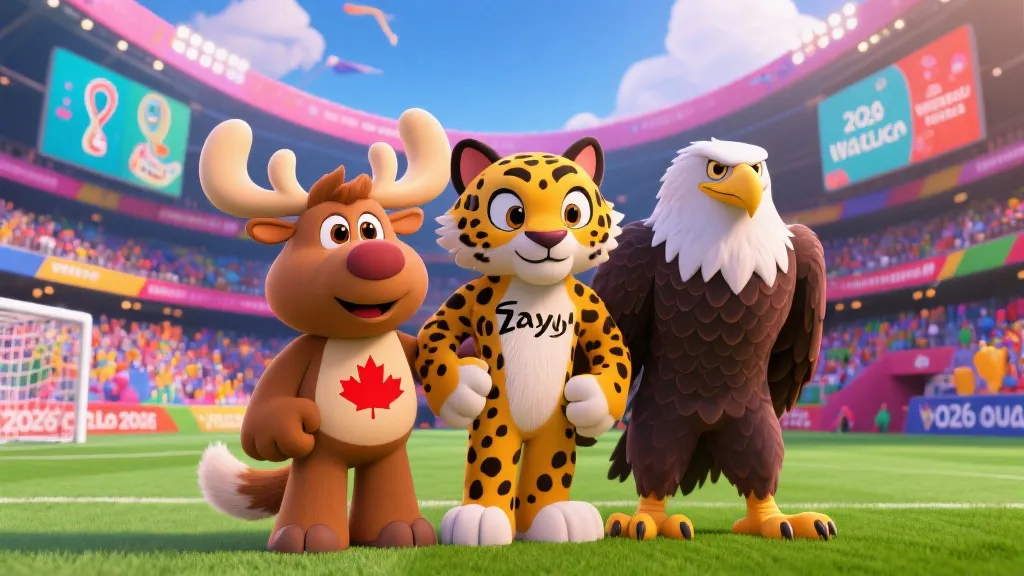 揭秘2026世界杯吉祥物：Maple、Zayu与Clutch背后的文化密码与狂欢寓意